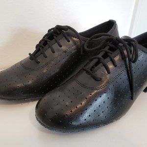 Ladies Latin Dance shoes - Black color - 7.5 M